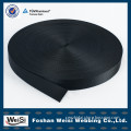 professional manufacturer multicolor high quality black pp webbing